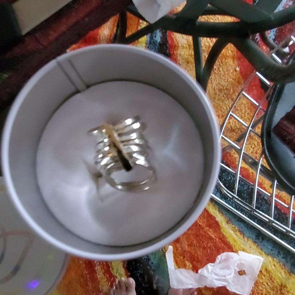 Gold silver Firm Firm  spinner Ring warranty gold gorgeous No Lowballs